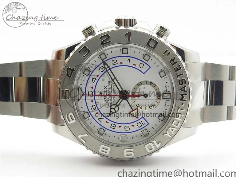 MiroTime 0126 Lightweight YachtMaster II 116689 SS JF 1:1 Best Edition White Dial Ceramic Bezel on SS Bracelet A7750 V 3184